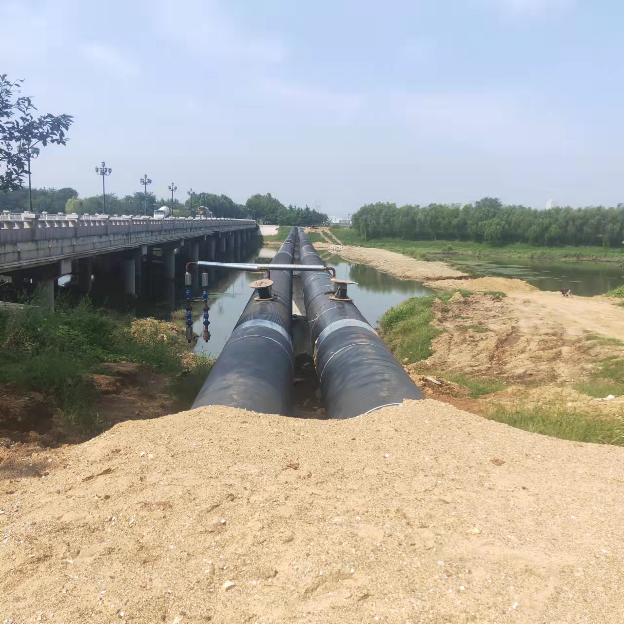 黔江管道长距离内部清洗输油管道清洗